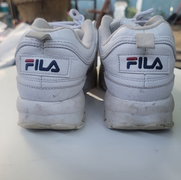 Fila Disruptor II Premium Sneakers White S6 - Picture 4 of 7